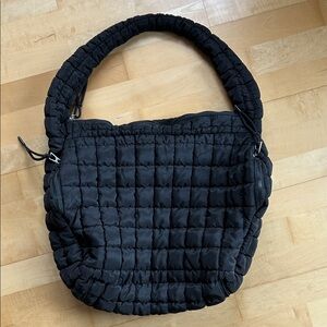 Black Quilted Women's Bag